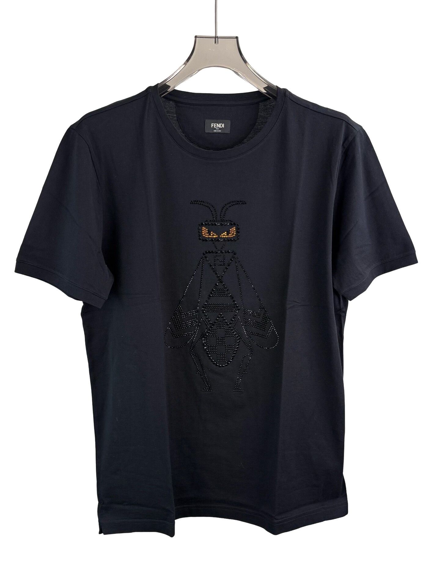 Fendi Fendi black bag bugs zip mouth t-shirt | Grailed