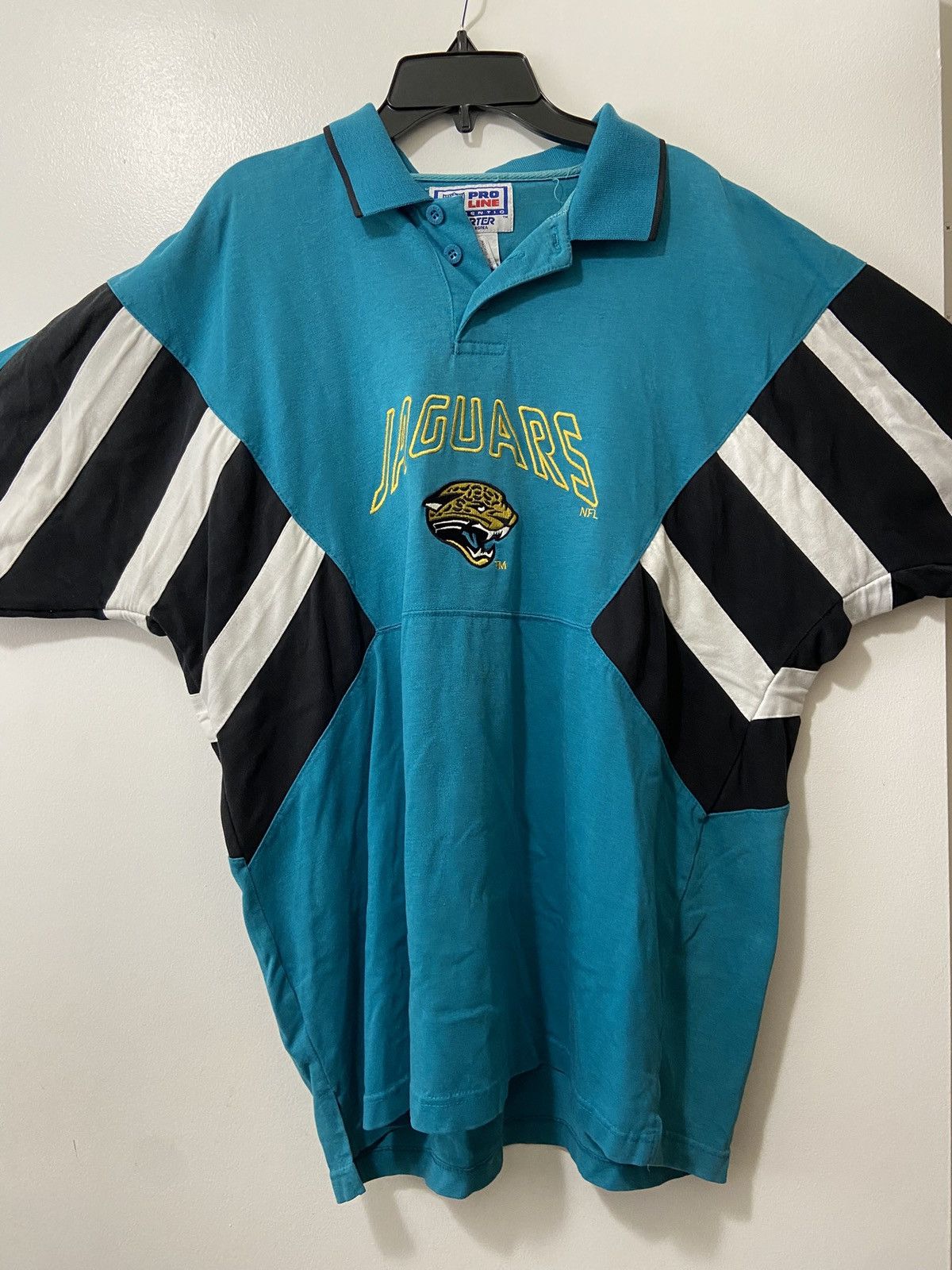 Starter Vintage Jacksonville Jaguars Polo NFL Pro Line by Starter Size US L / EU 52-54 / 3 - 1 Thumbnail