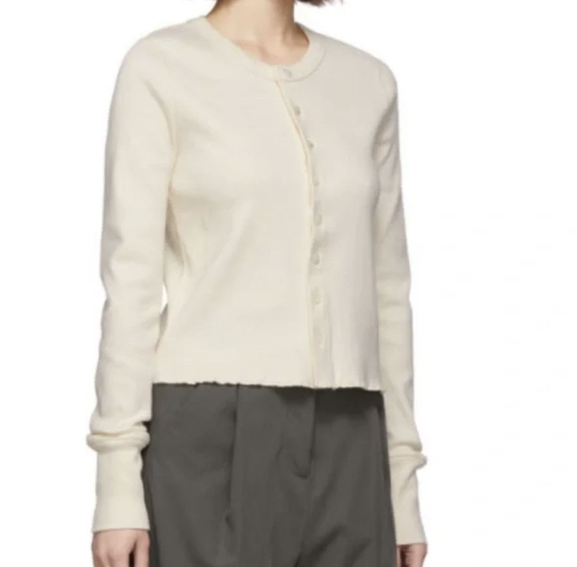 Helmut Lang Helmut Lang Off white cardigan Size M / US 6-8 / IT 42-44 - 1 Thumbnail