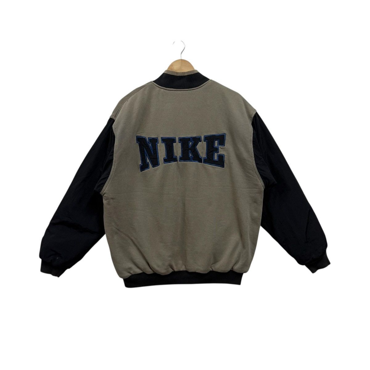 Nike Vintage 90s Nike Jacket Bomber Baggy Style Size US XL / EU 56 / 4 - 1 Thumbnail