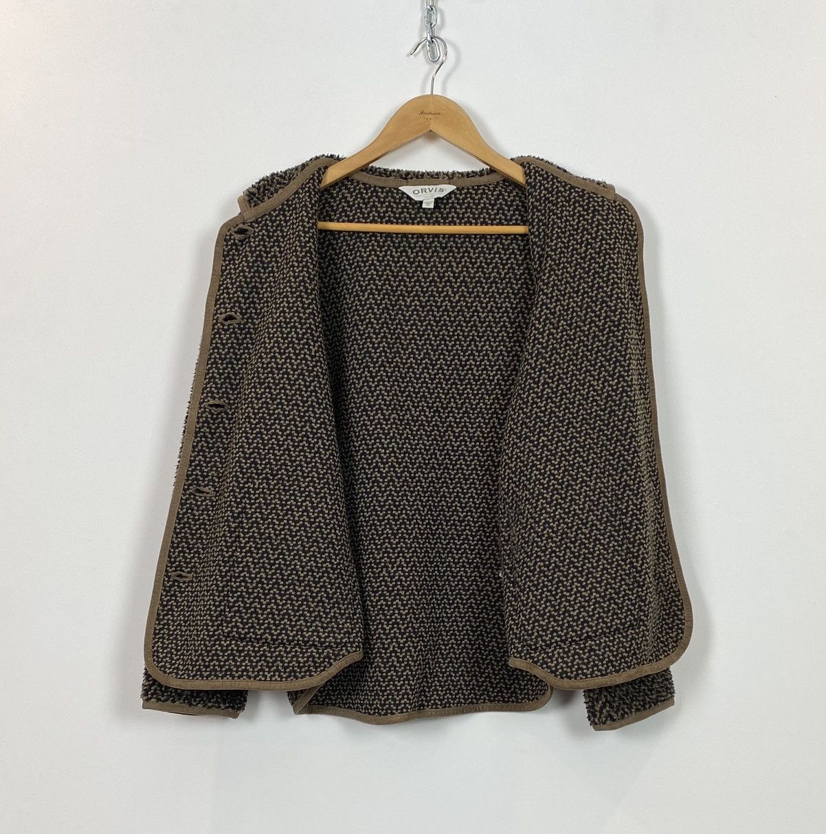 Orvis Orvis Fleece Teddy Jacket Womens Size M Fastening Pockets Size M / US 6-8 / IT 42-44 - 6 Thumbnail