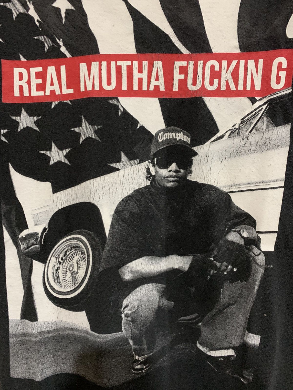 Rap Tees Eazy E Real Mutha Fuckin G Tshirt Size US L / EU 52-54 / 3 - 3 Thumbnail