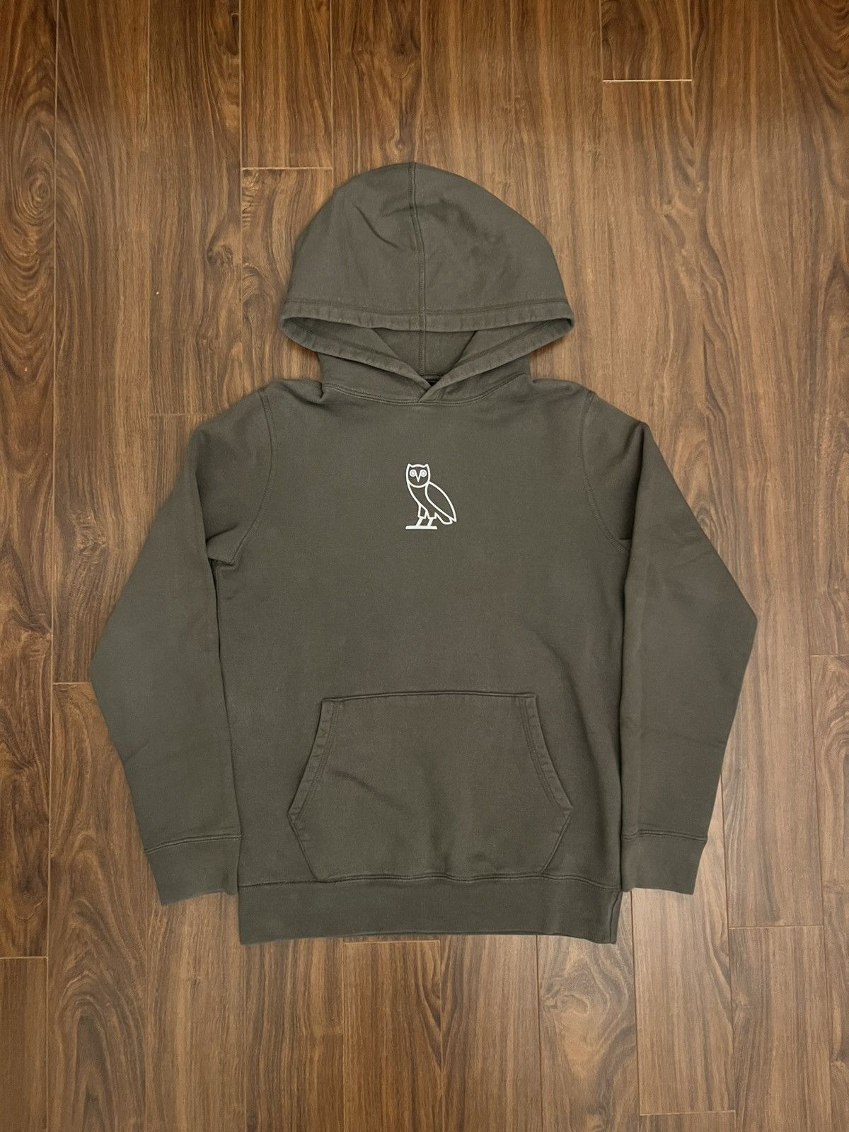 October's Very Own Distressed OVO Reflective Owl Logo Hoodie in Olive Size US S / EU 44-46 / 1 - 1 Thumbnail
