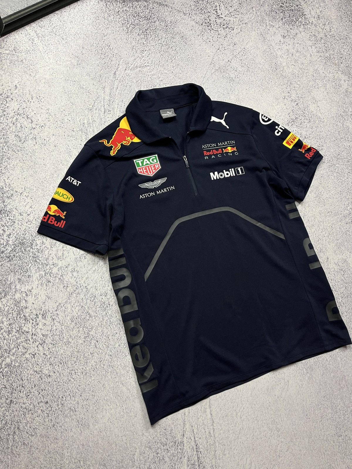 Puma × Red Bull Puma Red Bull Aston Martin Formula 1 Racing Polo T-Shirt Size US M / EU 48-50 / 2 - 4 Thumbnail