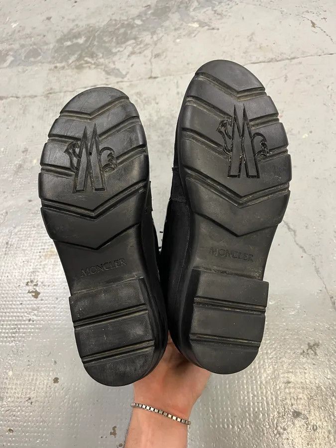 Moncler 2000s Moncler Black Suede Leather Puffer Boots Size US 8 / IT 38 - 7 Thumbnail