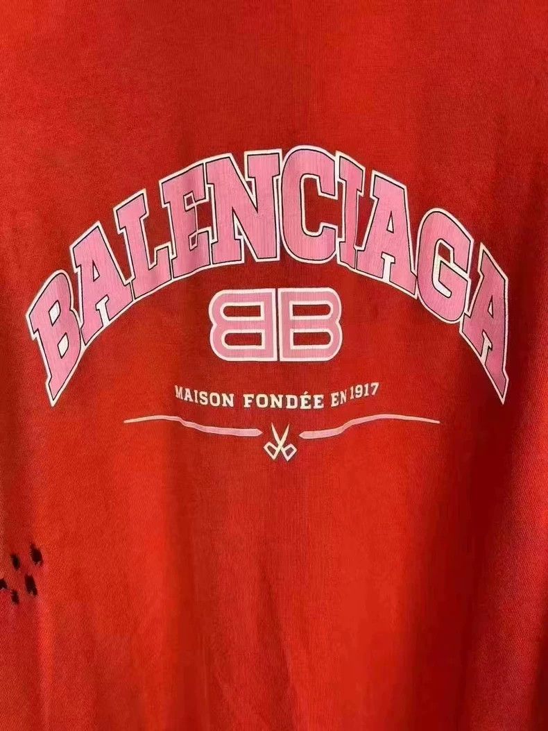 Balenciaga Balenciaga Double b-damaged long sleeve Size US L / EU 52-54 / 3 - 3 Thumbnail