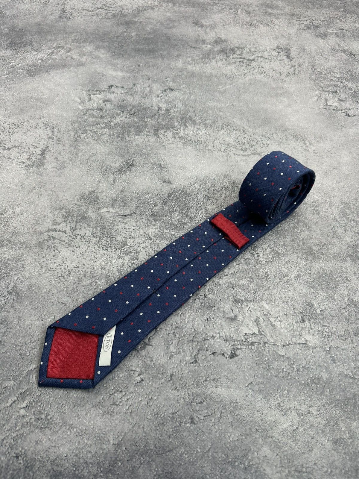Eton Eton Blue Polka Dot Wool Silk Tie Cravatte Necktie Italy Size ONE SIZE - 1 Thumbnail
