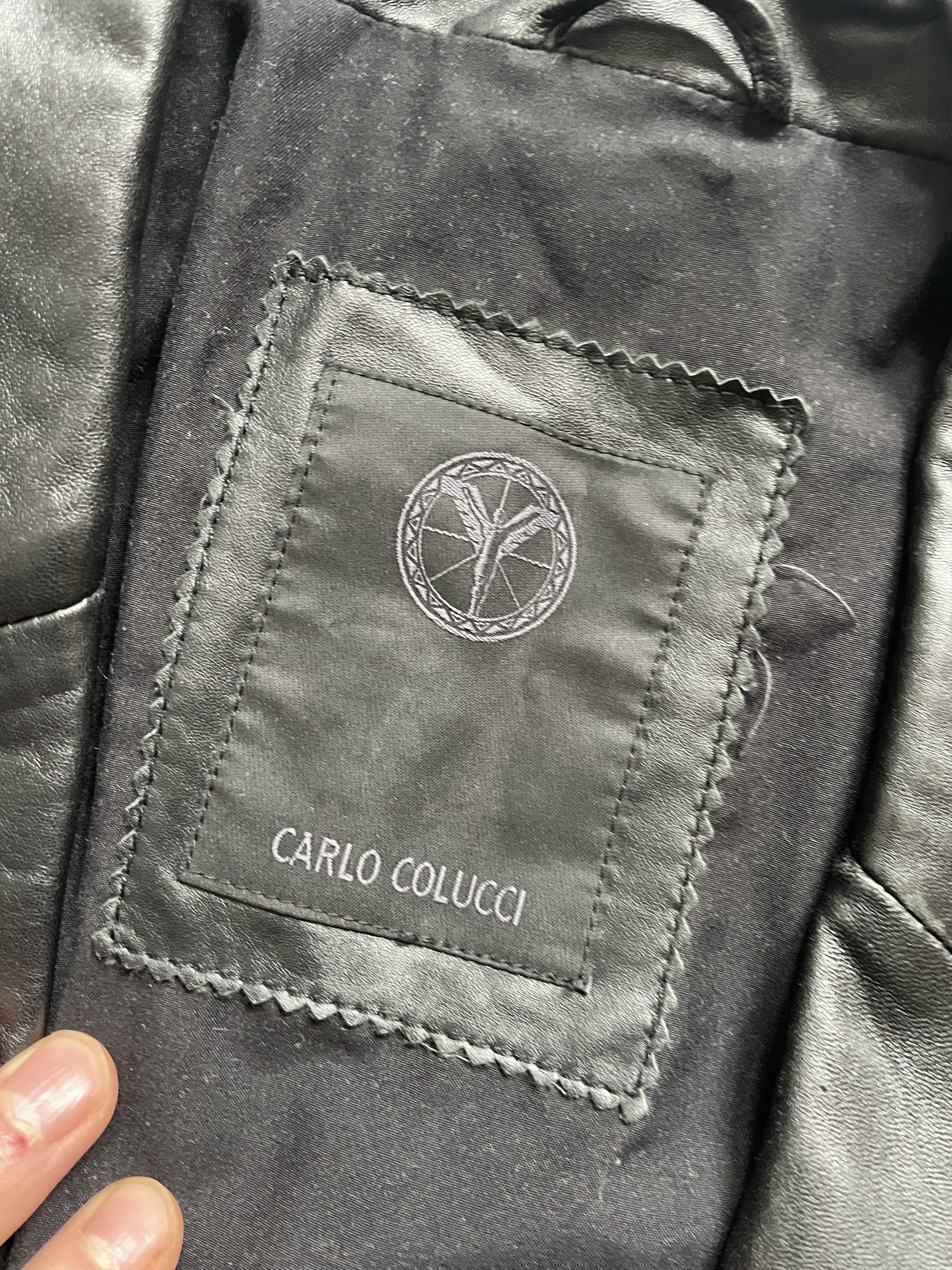 Carlo Colucci 90S CARLO COLUCCI TOM FORD TYPE LEATHER BLAZER JACKET Size US L / EU 52-54 / 3 - 4 Thumbnail