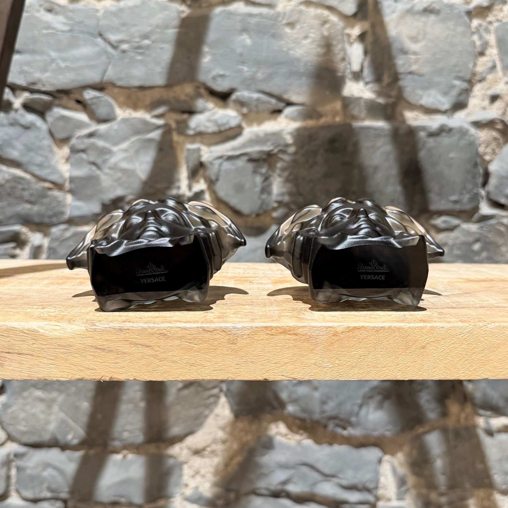 Versace Versace X Rosenthal 2 Medusa Grande Black Paperweights Size ONE SIZE - 7 Thumbnail