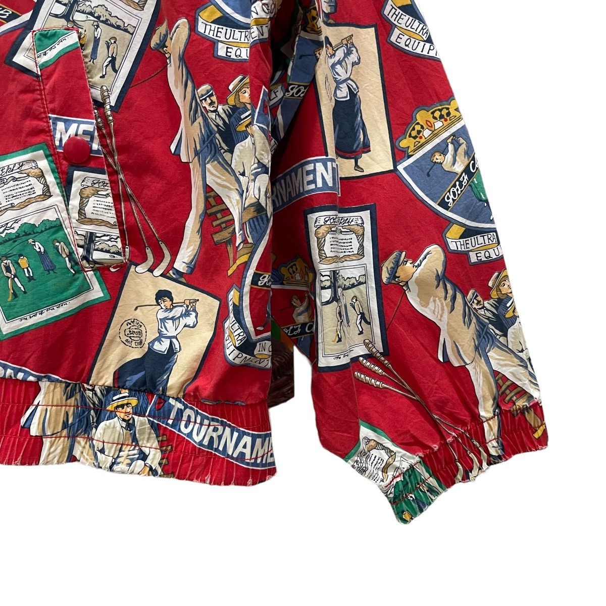 Golf le Fleur Vintage 90s Full Print Golf Tournament Zipper Light Jacket Size US M / EU 48-50 / 2 - 7 Thumbnail