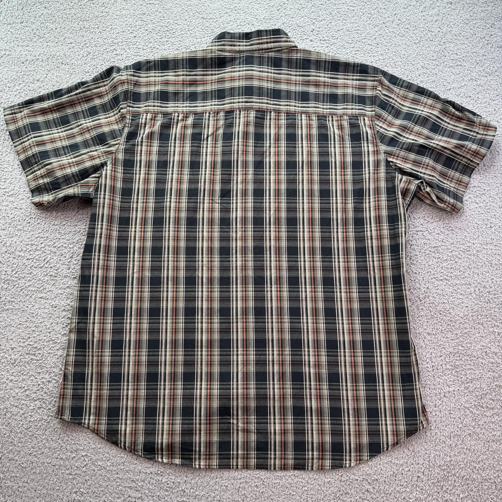 Harley Davidson Harley Davidson Plaid Button Up Shirt Mens 3XL Short Sleeve Size US XXL / EU 58 / 5 - 2 Thumbnail