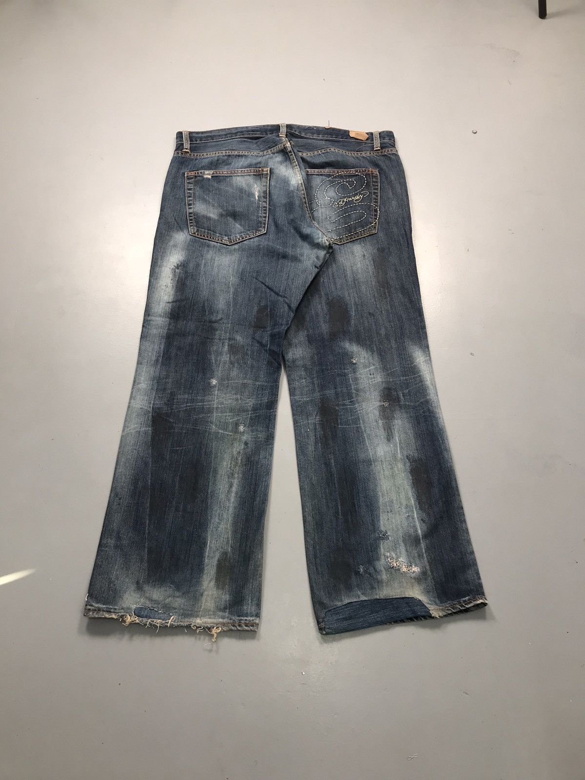 Ed Hardy Vintage Ed hardy embroidered denim Size US 40 / EU 56 - 2 Thumbnail