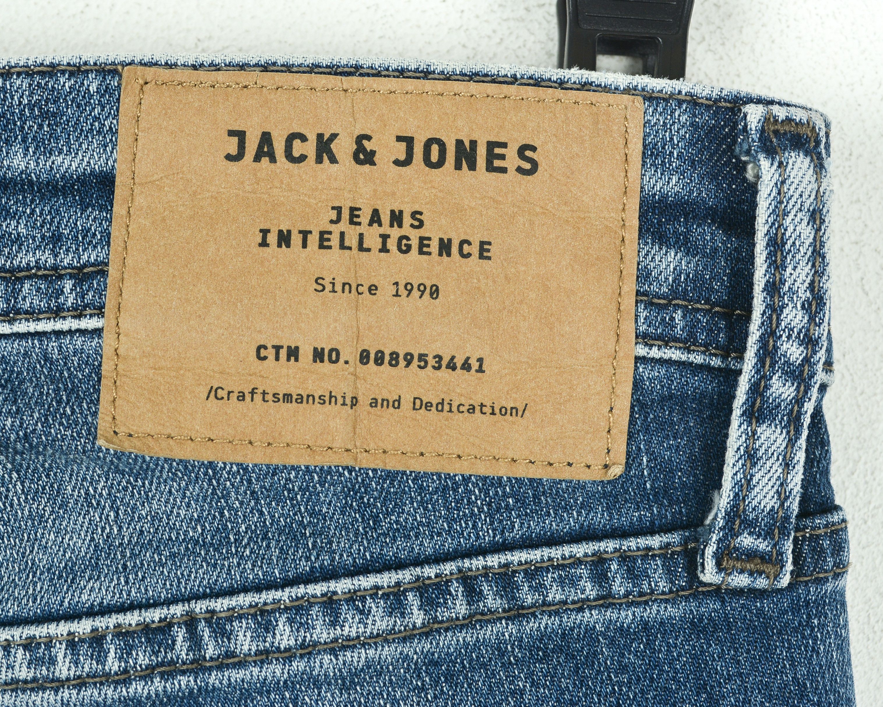 Jack & Jones Glenn Mens W29 L32 Slim Tapered Jeans Denim Pants Trousers Size US 29 - 6 Thumbnail