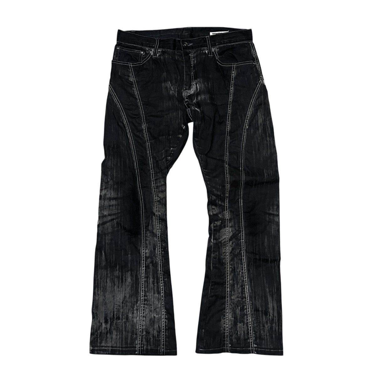 【入手困難】semanticdesign flare denim y2k Japanese Brand × semanticdesign Semantic Design Tri-Zip