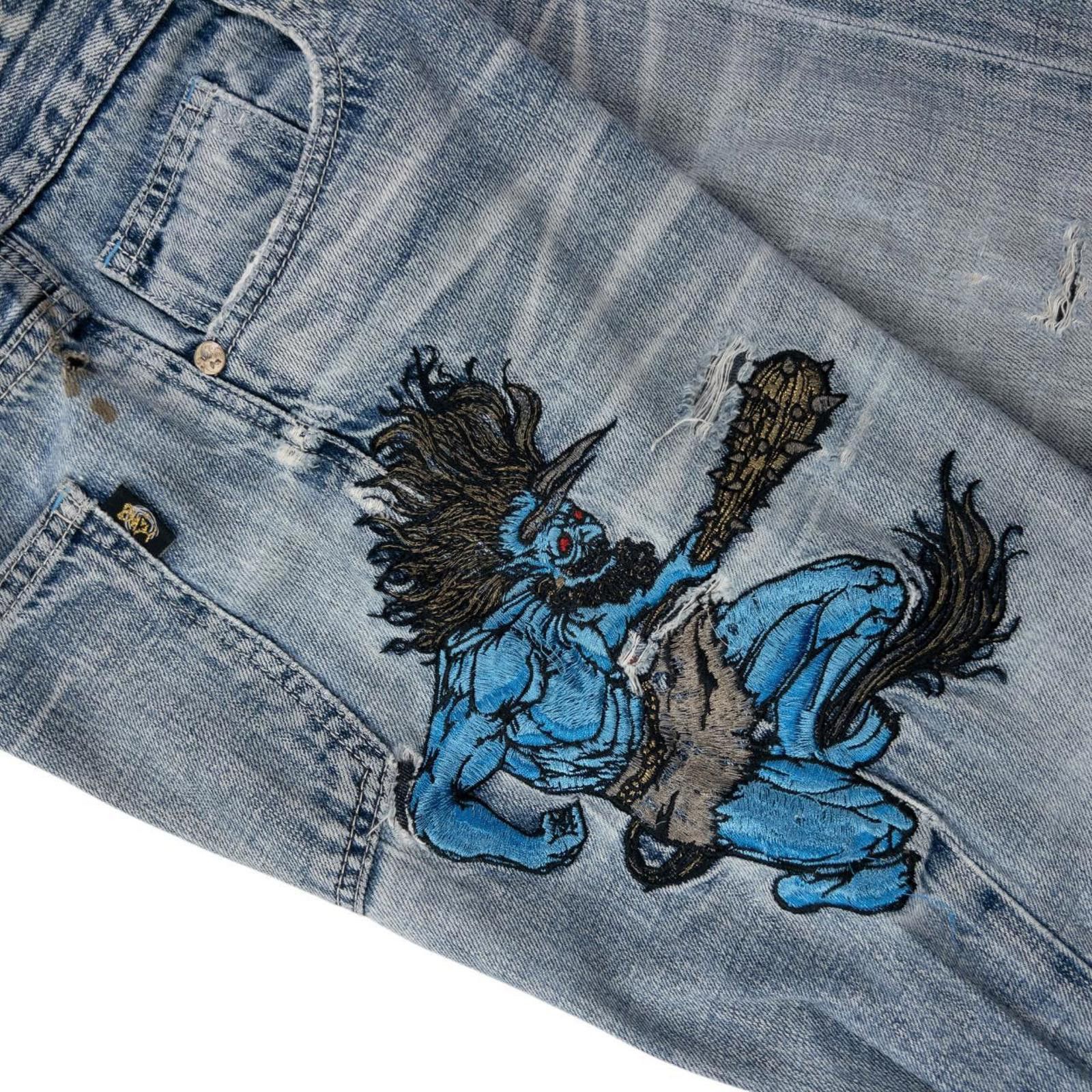 Other Vintage Big Train Patchwork Japanese Denim Jeans Size W34 Size US 34 / EU 50 - 6 Thumbnail