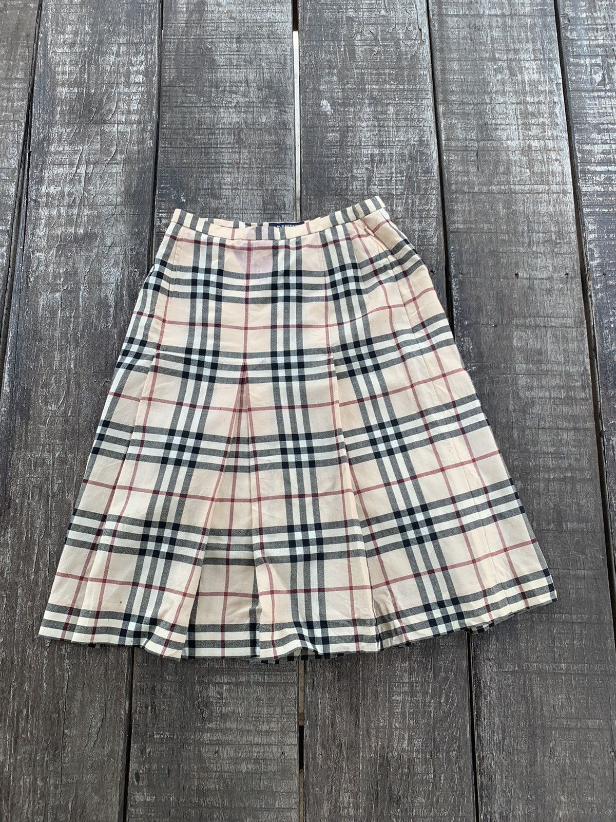 Burberry nova check mini skirt