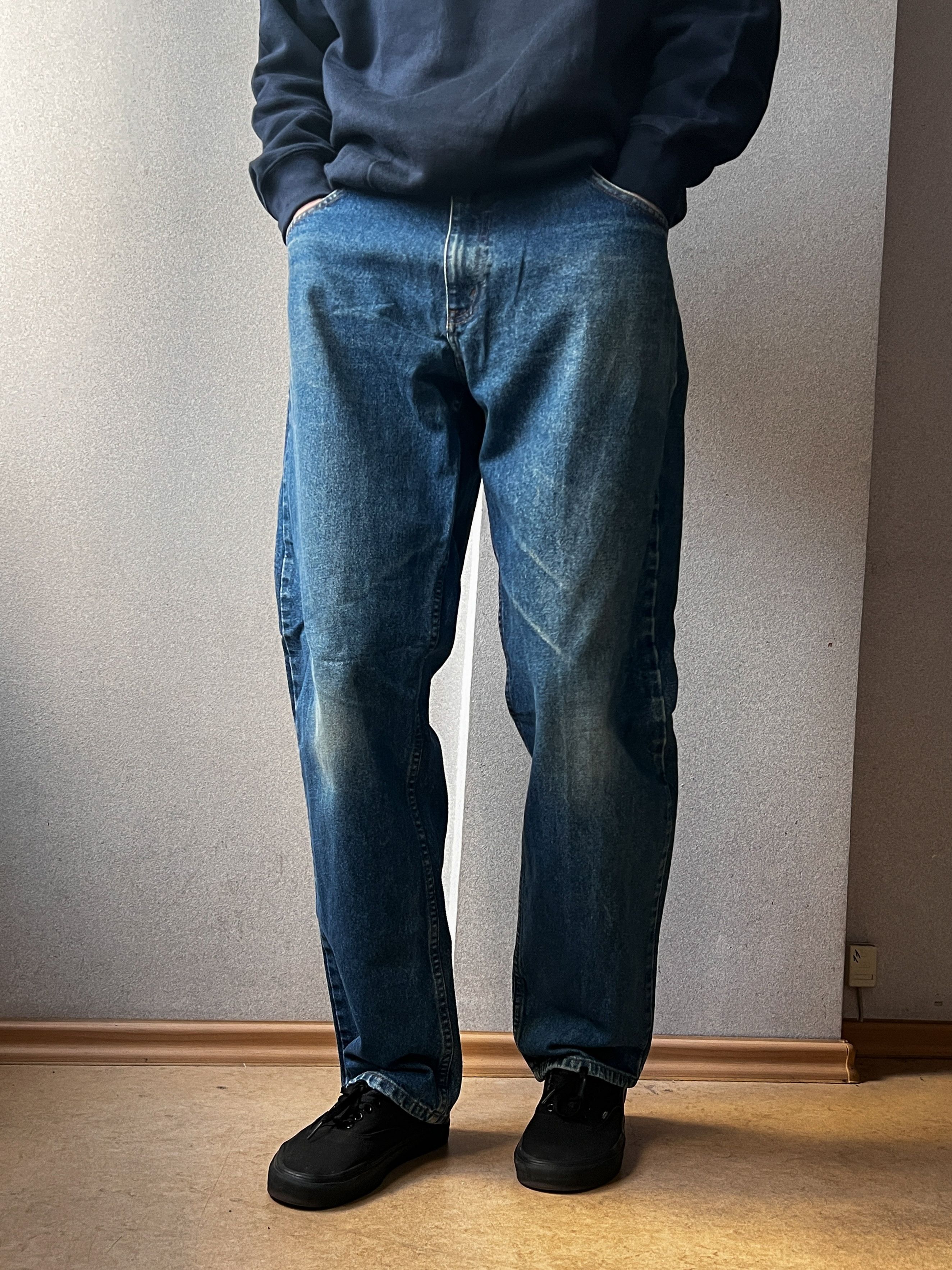 Jean × Valentino × Vintage VALENTINO Jeans Wash Blue Denim Vintage 90s Size US 38 / EU 54 - 2 Thumbnail