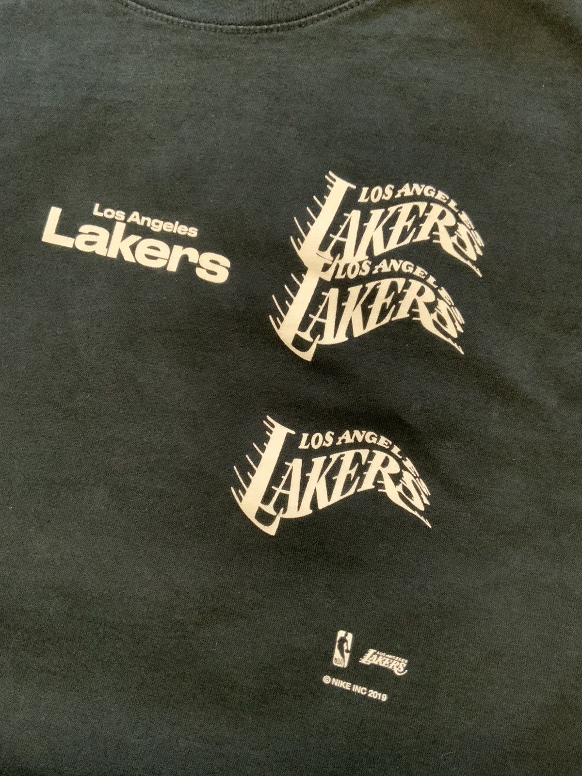 NBA Nike NBA Los Angeles Lakers City Edition Showtime T-Shirt Size US XL / EU 56 / 4 - 5 Thumbnail