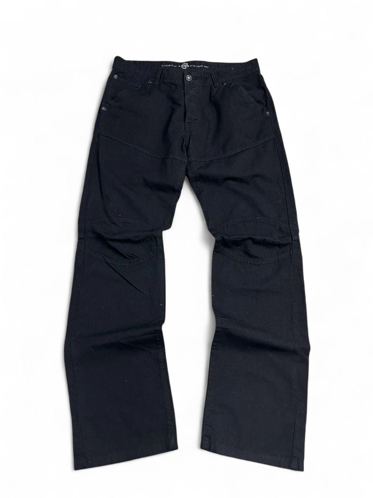 Diesel G-Star Raw Y2K Tech Carpenter Denim Pants Black Workwear 34 Size US 34 / EU 50 - 3 Thumbnail