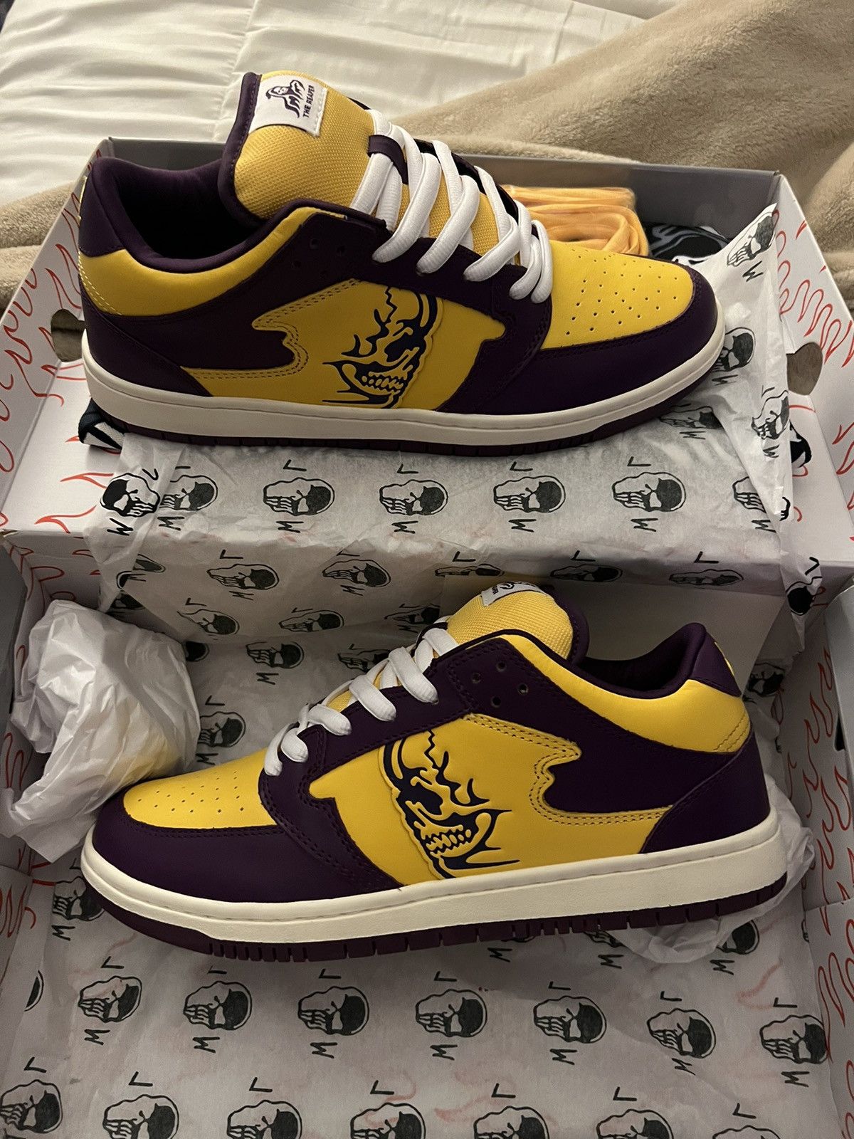 Warren Lotas Warren Lotas “LA” Lakers Reaper Sneakers size 10