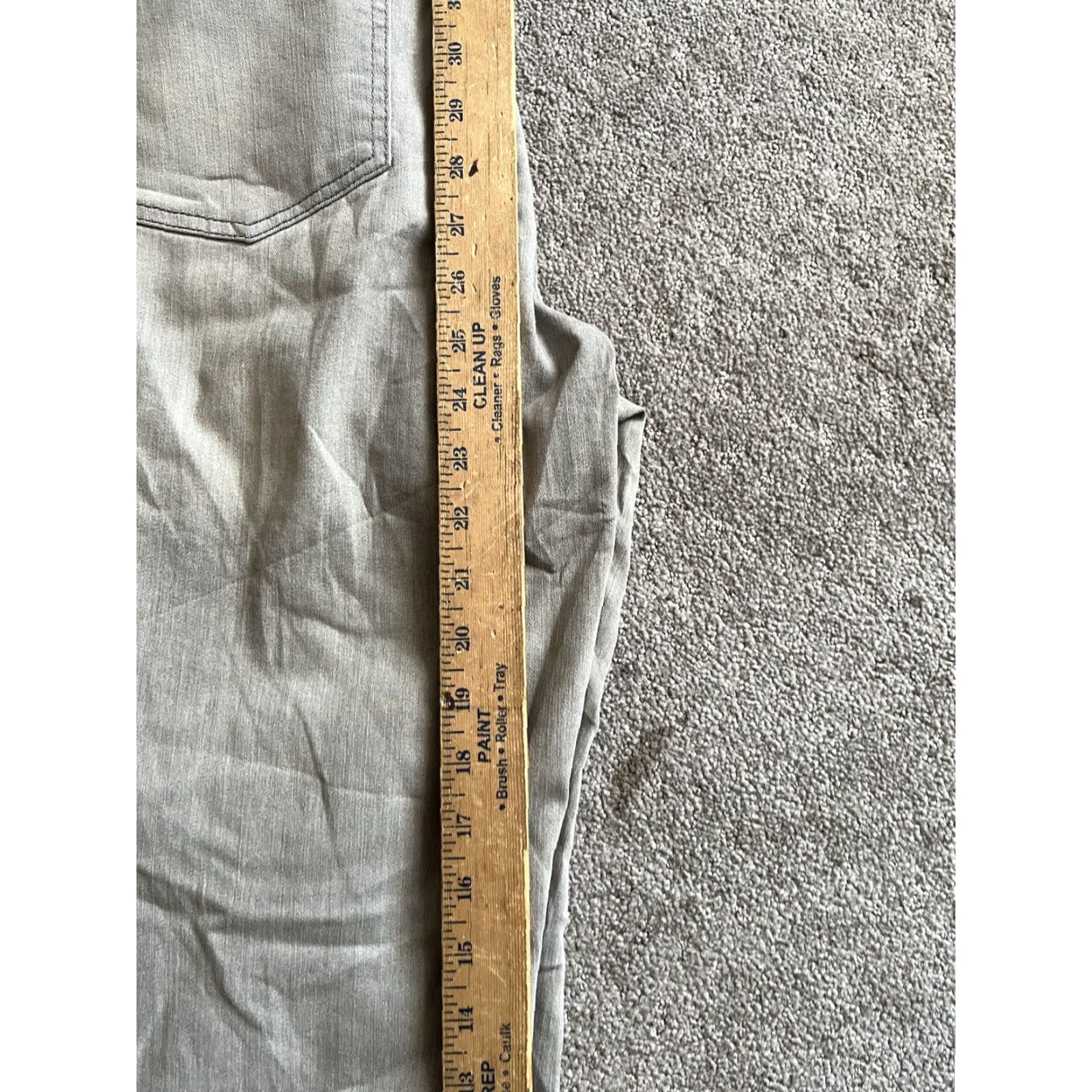 Vintage Chico's Jeans Women's Size 2.5 Gray Wash Slim Leg Ankle Pull On Size 26" / US 2 / IT 38 - 6 Thumbnail