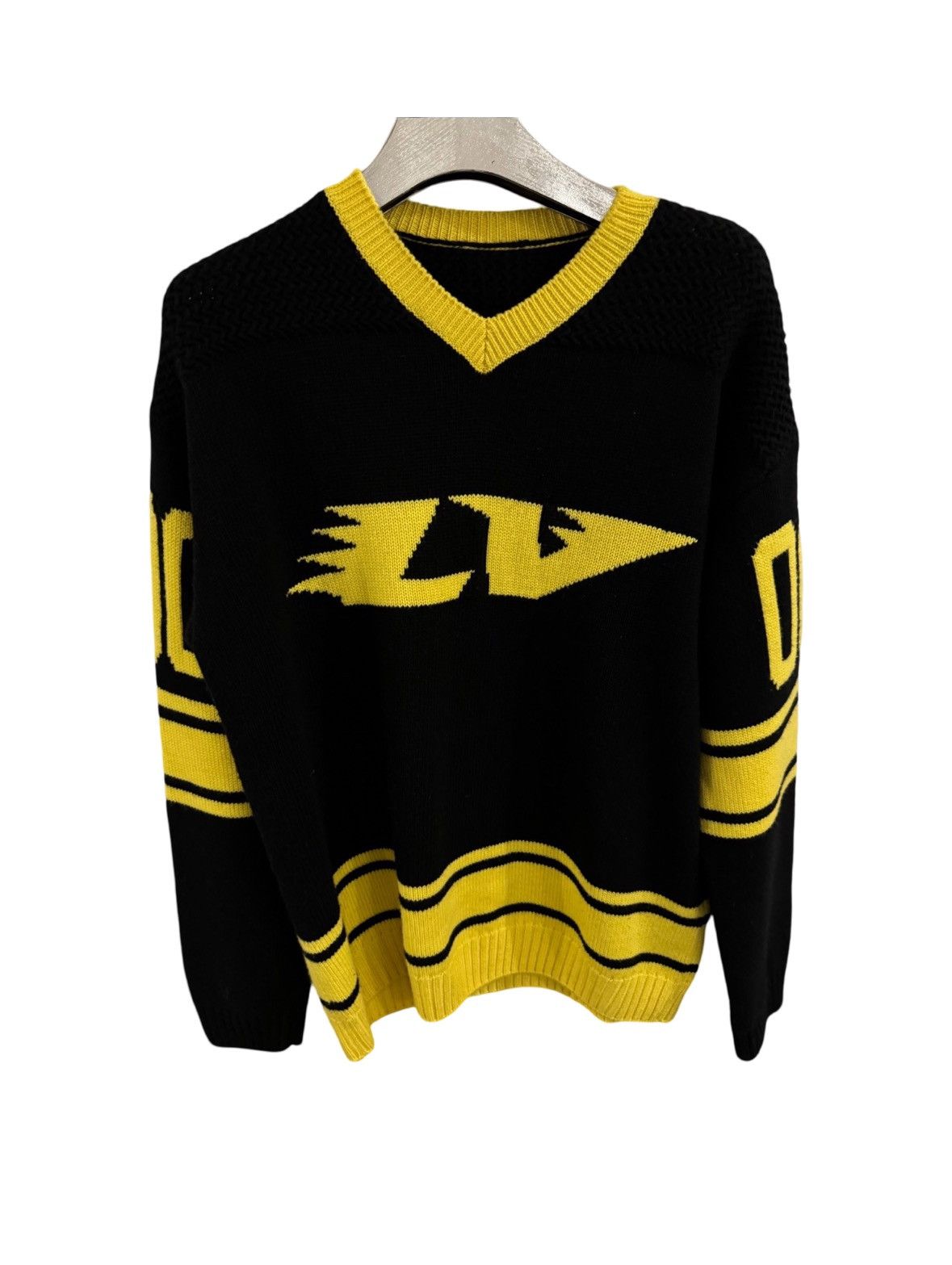 Louis Vuitton Intarsia Knit Hockey Sweater Size US L / EU 52-54 / 3 - 1 Thumbnail