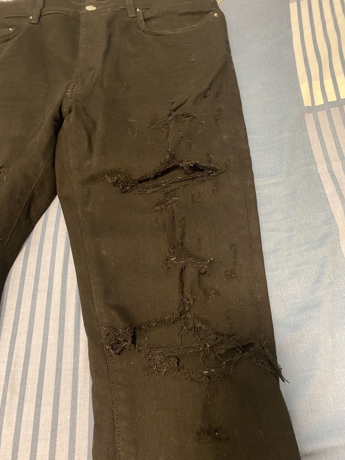 Amiri Black Trasher Jeans Size US 34 / EU 50 - 3 Thumbnail