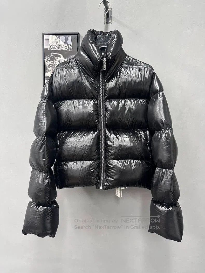 Rick Owens Rick Owens 24FW Shiny Black Down Jacket. Size US S / EU 44-46 / 1 - 1 Thumbnail