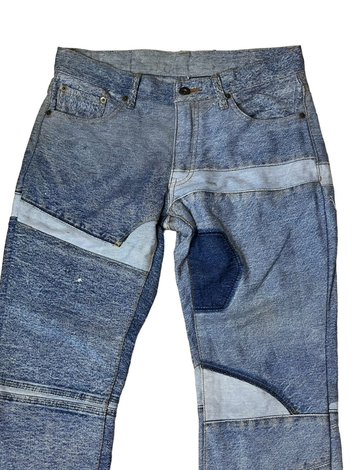 Japanese Brand SICK🔥JAPANESE PATCHWORK JEANS inspired hysteric glamour Size US 30 / EU 46 - 5 Thumbnail