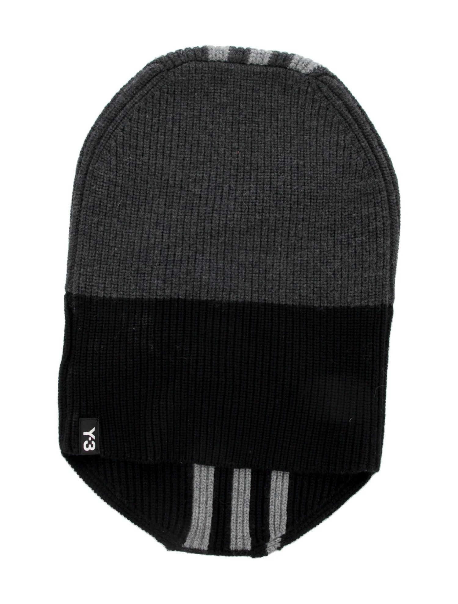 Adidas Y-3 Yohji Yamamoto 3-Stripe Wool M Watch Cap NWT Size ONE SIZE - 2 Thumbnail