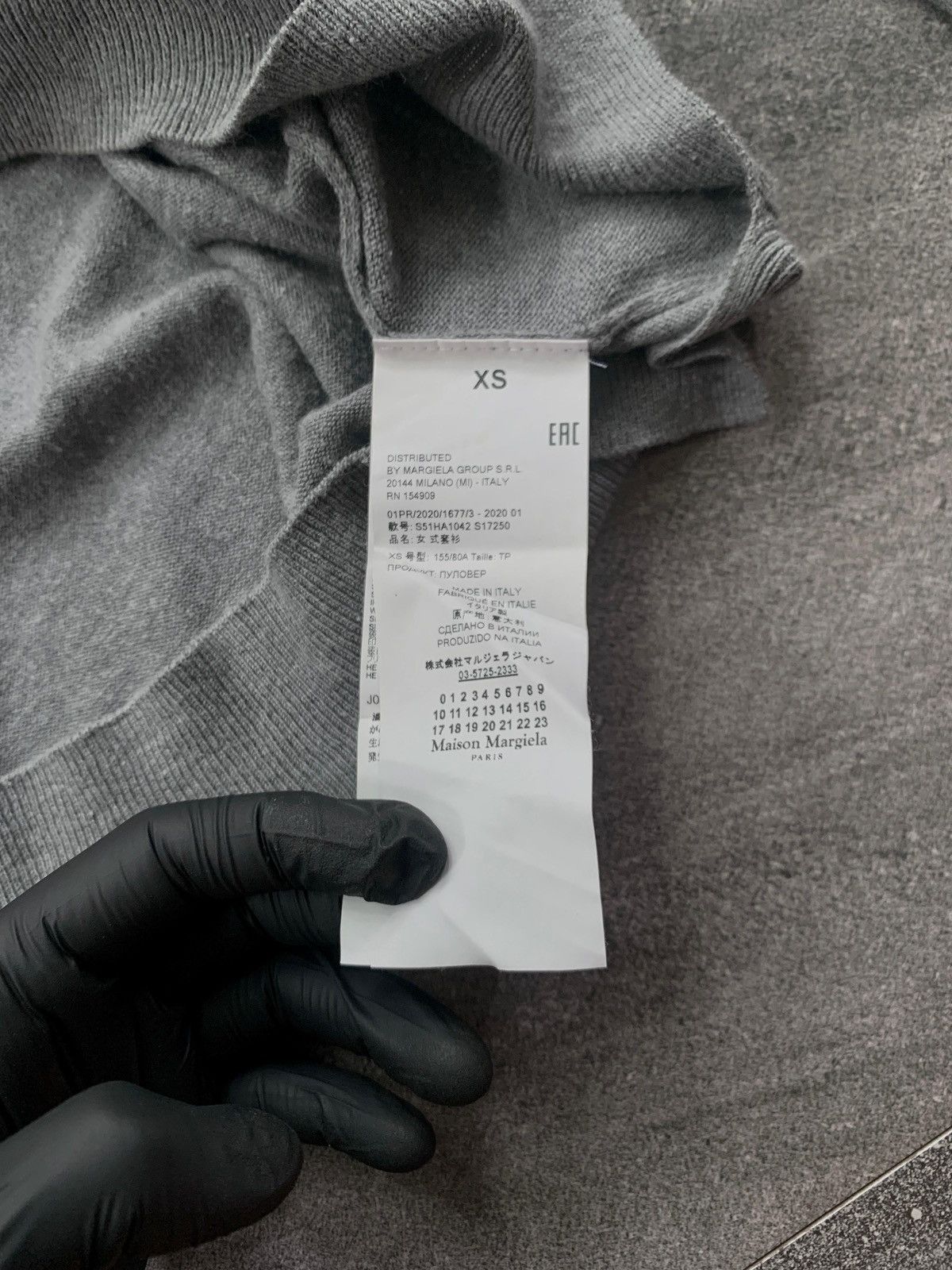 Maison Margiela FREE TAX! Line 4 Cropped Elbow Patch Sweater Size S / US 4 / IT 40 - 11 Thumbnail