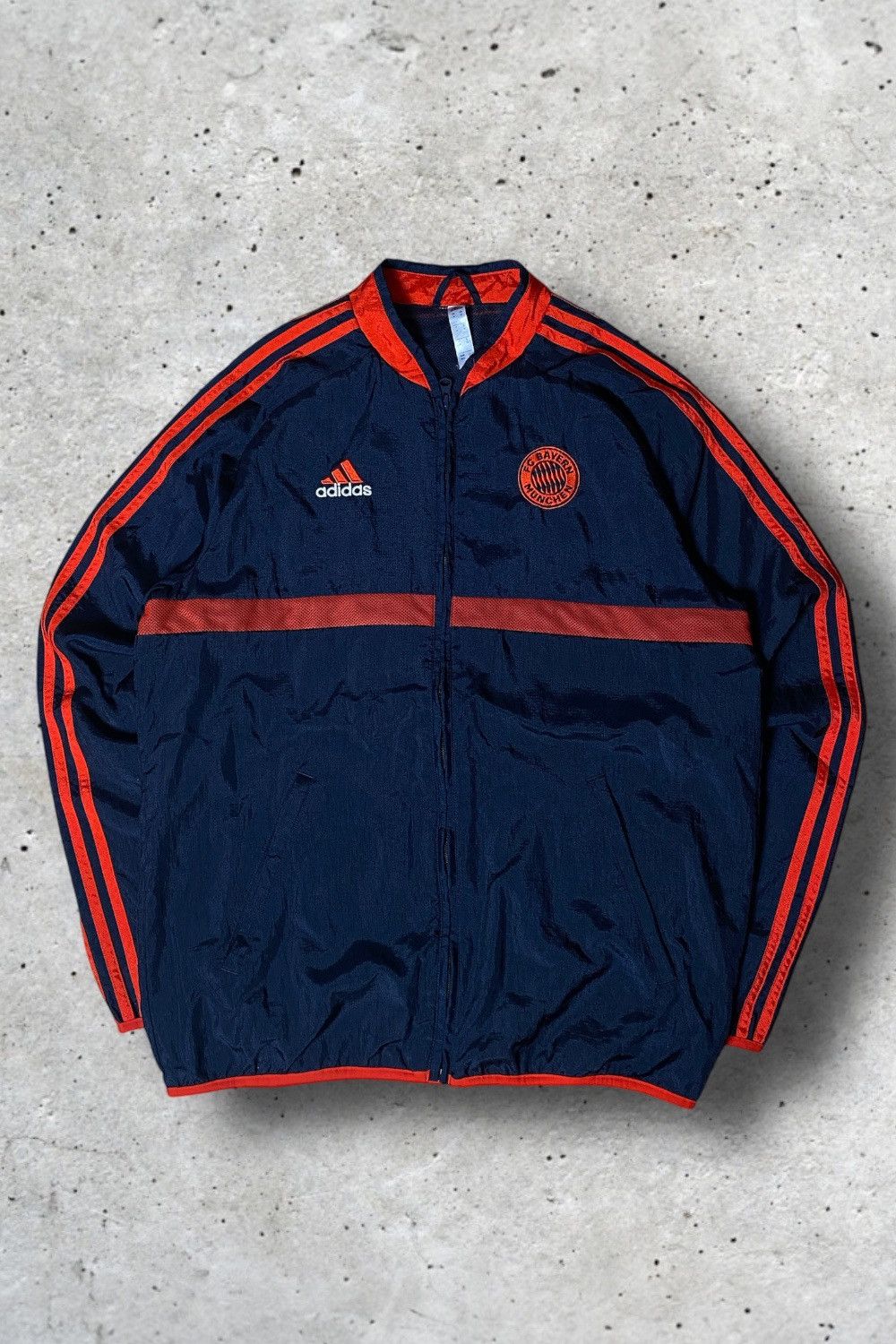 Adidas Vintage Bayern Munich Track Jacket M Black Red Men‘s