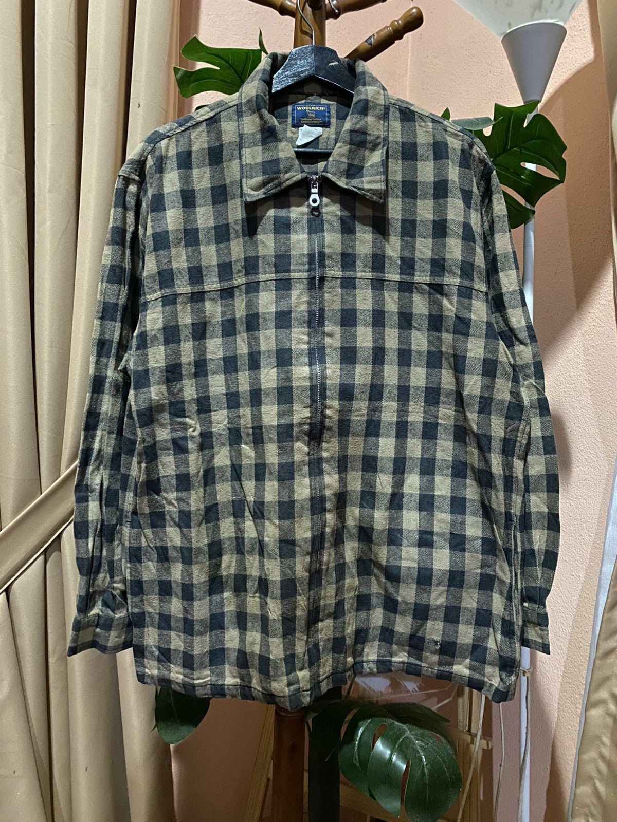 Woolrich Woolen Mills Vintage Woolrich Buffalo Check Flannel Zip Jacket Size US L / EU 52-54 / 3 - 4 Thumbnail