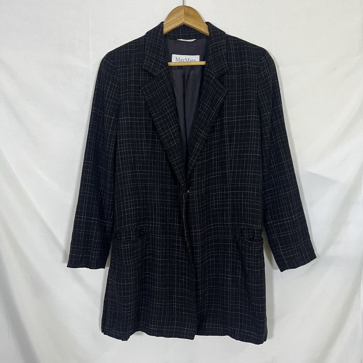 Max Mara VINTAGE MAX MARA LONG BLAZZER Size M / US 6-8 / IT 42-44 - 1 Thumbnail