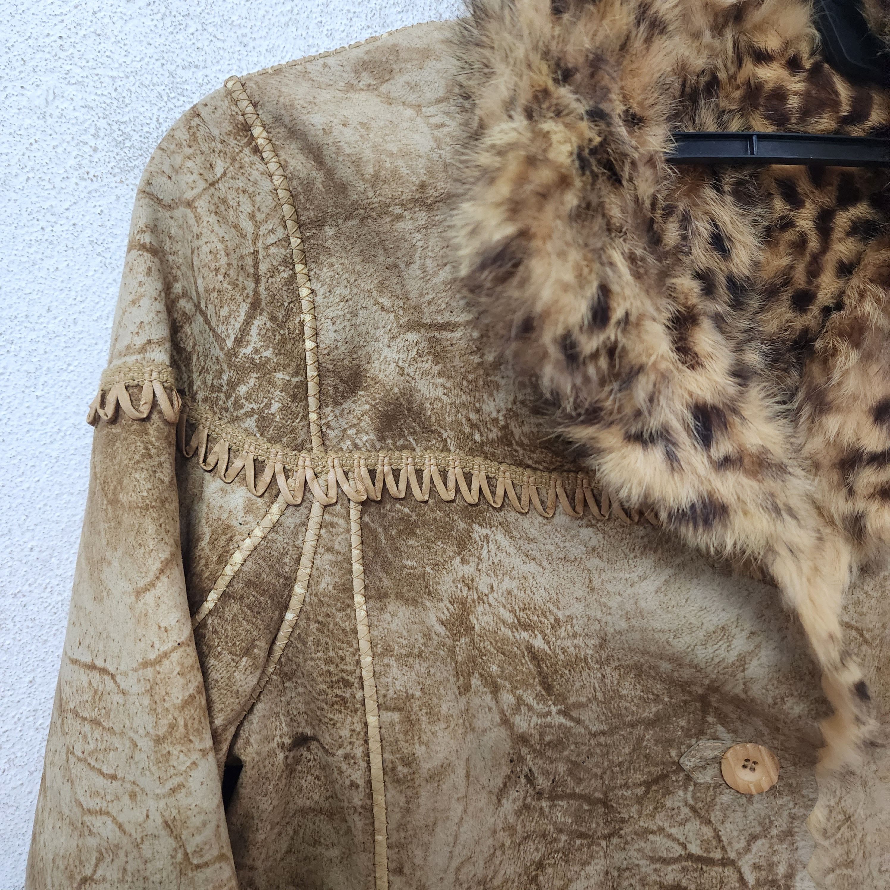 Custommade Leopard Fur Unknown Reversible Leather Jacket Size M / US 6-8 / IT 42-44 - 8 Thumbnail