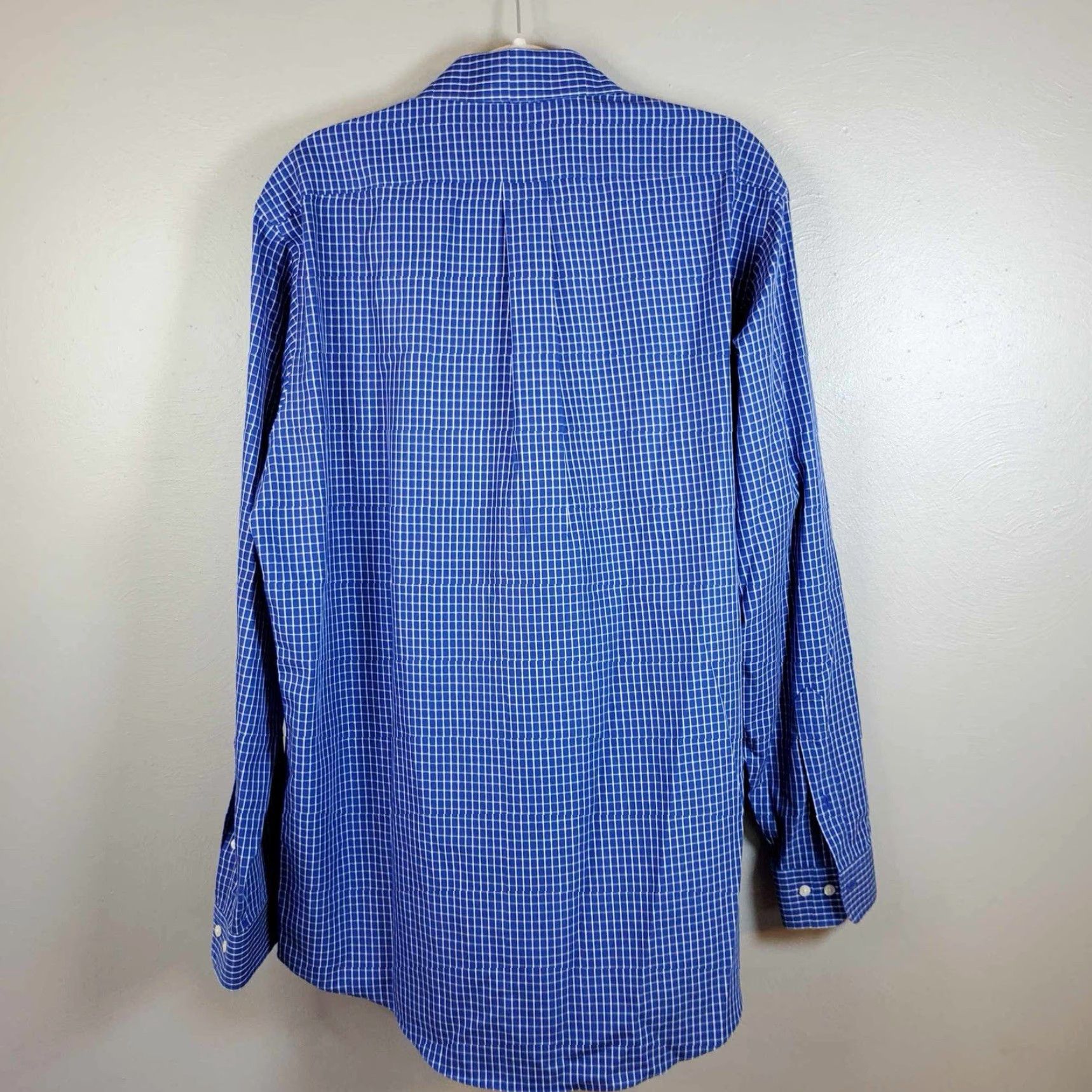 Brooks Brothers Brooks Brothers 346 Men's 16 - 6/7 Button Down Shirt Solid Blue Long Sleeve Size US L / EU 52-54 / 3 - 6 Thumbnail