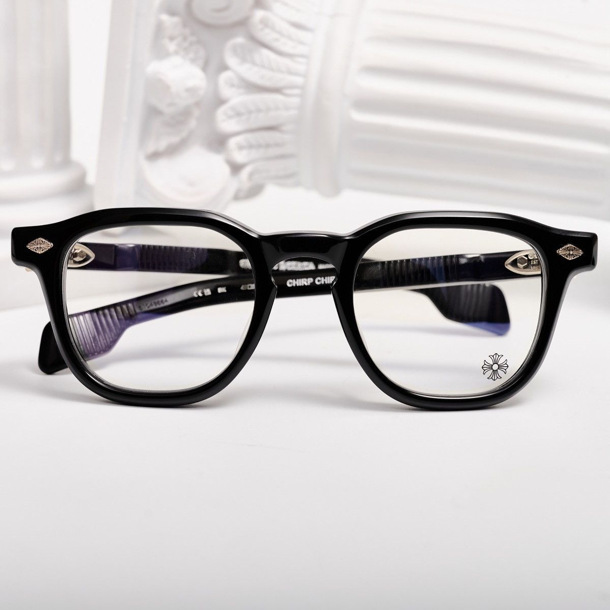 Chrome Hearts CHROME HEARTS CHIRP CHIRP BLACK GLASSES Size ONE SIZE - 6 Thumbnail