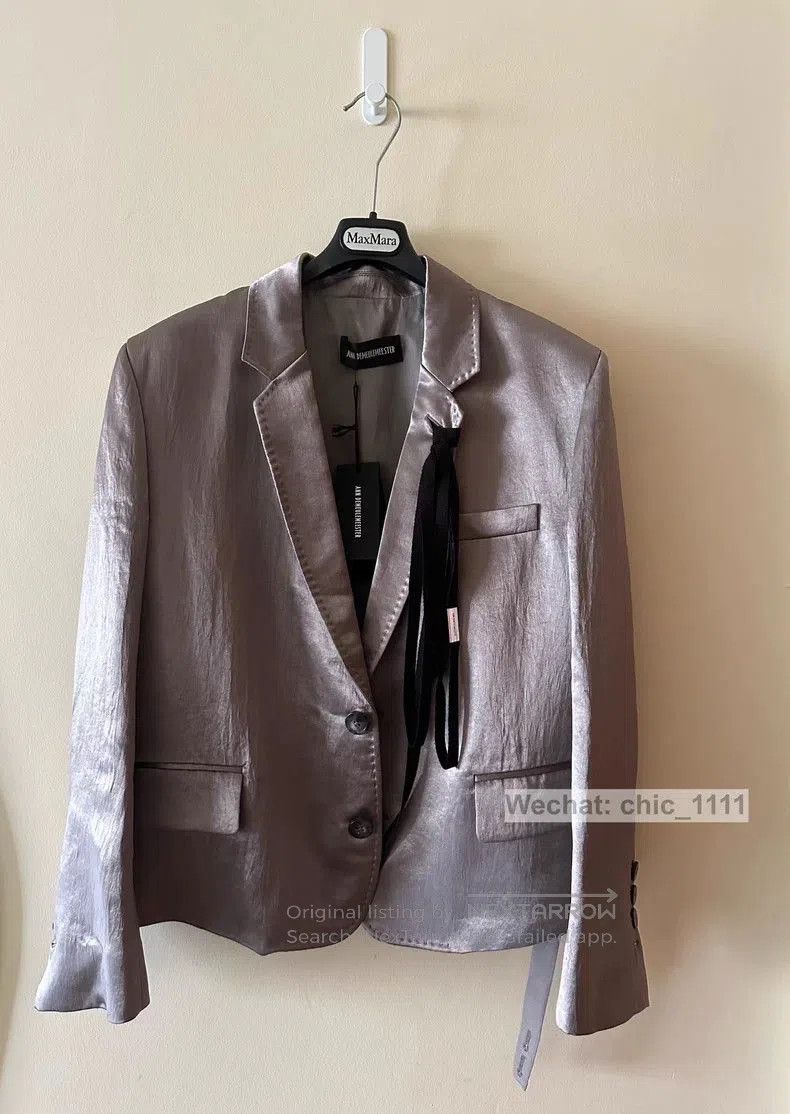 Ann Demeulemeester Ann Demeulemeester Purple Blazer. Size US XL / EU 56 / 4 - 1 Thumbnail