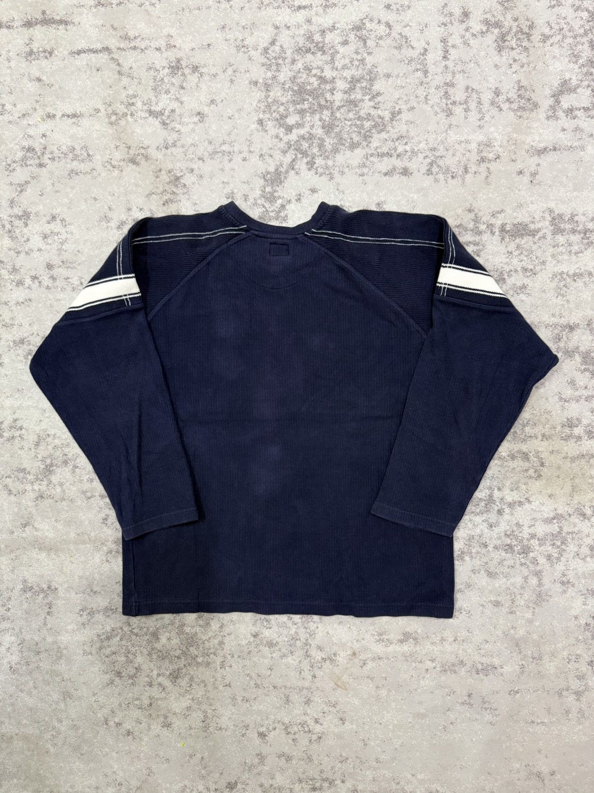 Japanese Brand Vintage Virgin Vneck Raglan Sleeve Sweatshirt Size US M / EU 48-50 / 2 - 9 Thumbnail