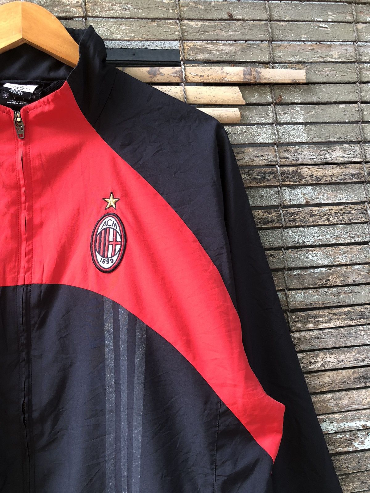 Adidas 🔥Vintage🔥90s Adidas UEFA AC Milan Fullzipper Jackets Size US XL / EU 56 / 4 - 6 Thumbnail