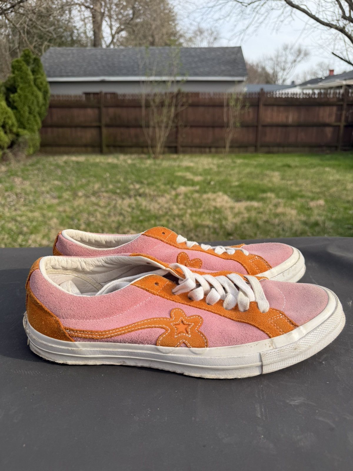 Converse × Golf le Fleur Golf le Fleur Converse Pink & Orange Size US 12 / EU 45 - 1 Thumbnail