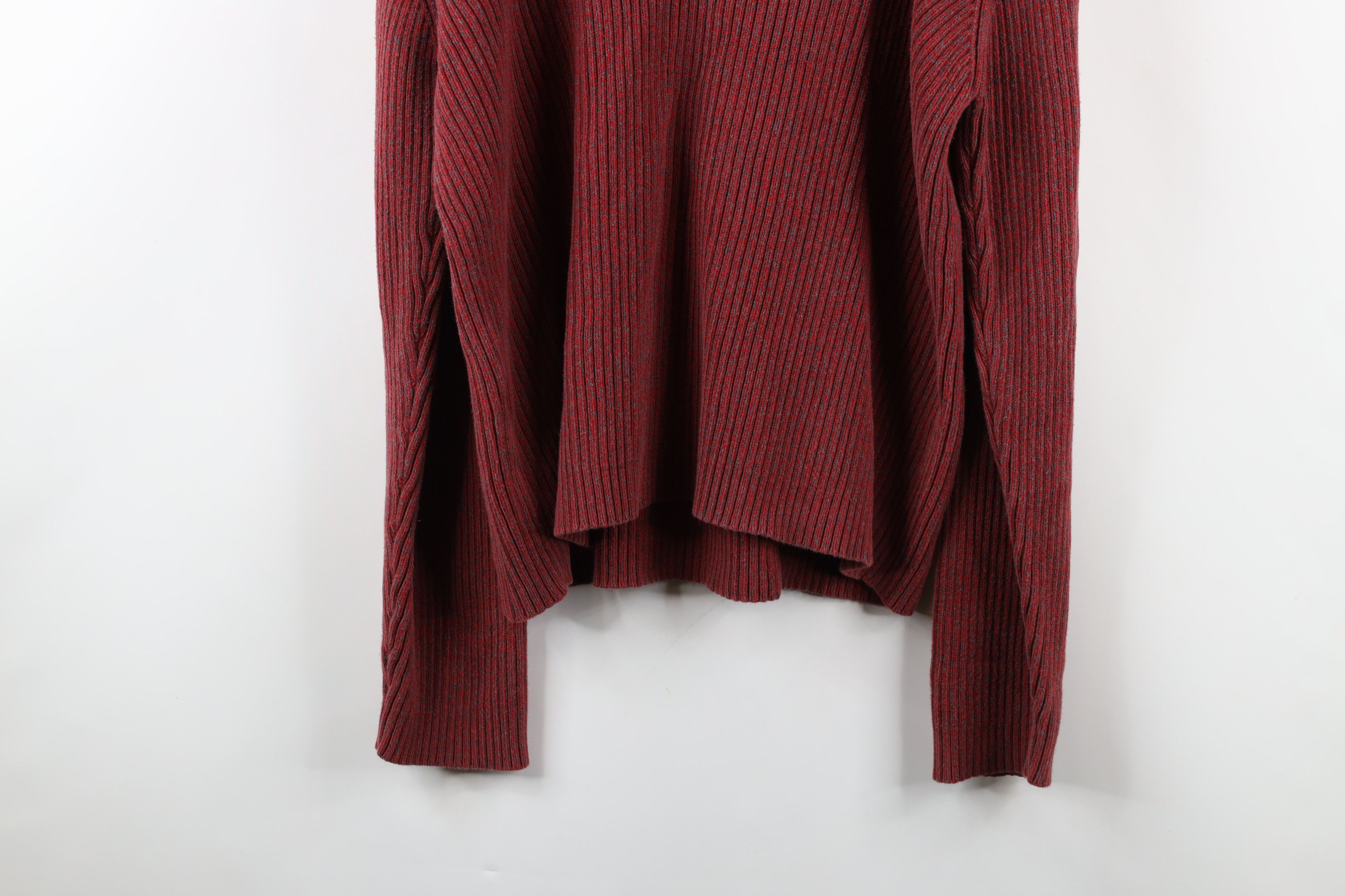 Nautica × Vintage Vintage 90s Nautica Chunky Ribbed Knit Crewneck Sweater Size US L / EU 52-54 / 3 - 11 Thumbnail