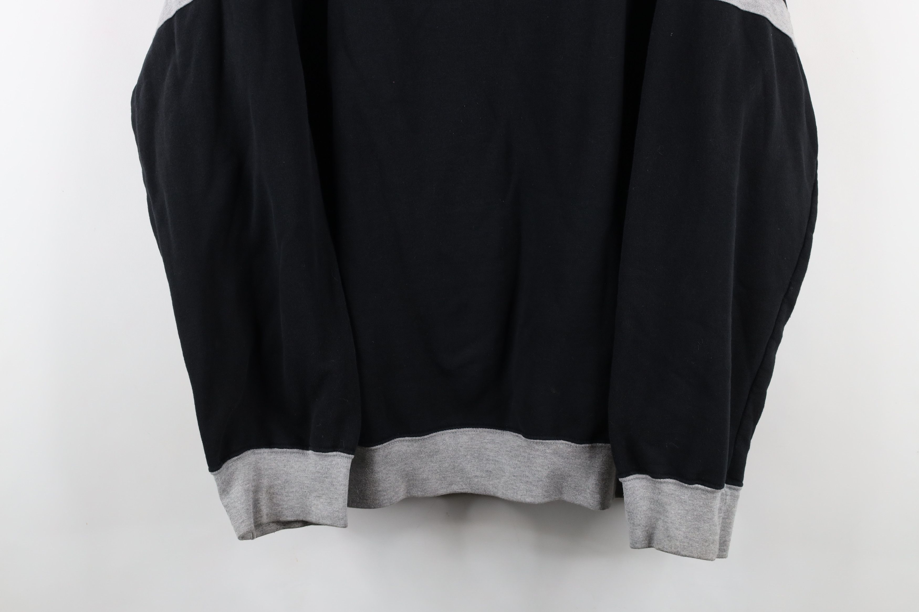 Vintage Vintage 90s Streetwear Striped Crewneck Sweatshirt Black Size US XL / EU 56 / 4 - 3 Thumbnail