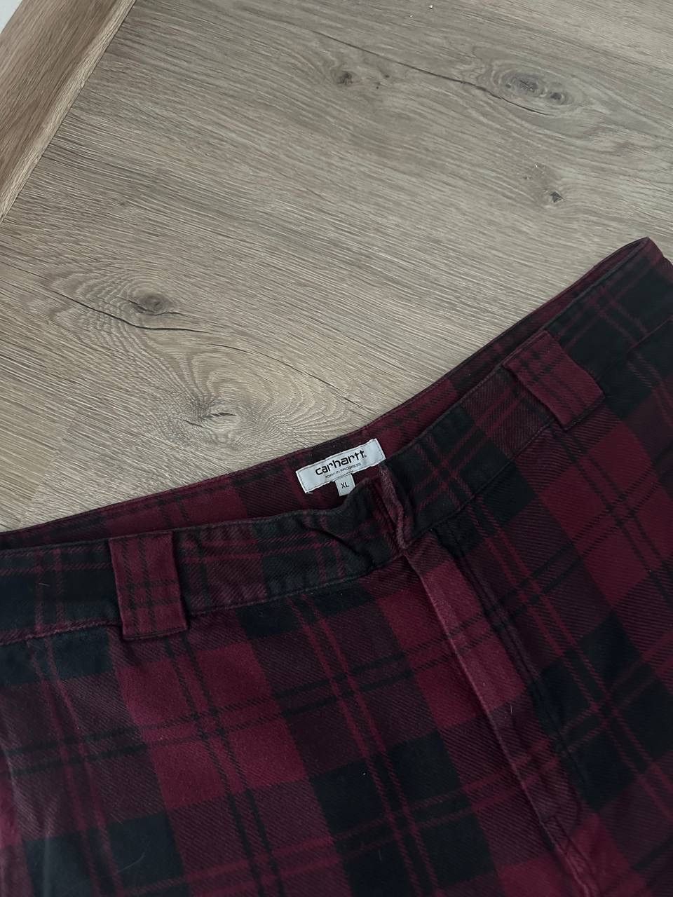 Carhartt × Carhartt Wip × Vintage Vintage Carhartt Pulford Cotton Red Cage Pants Size US 35 - 6 Thumbnail