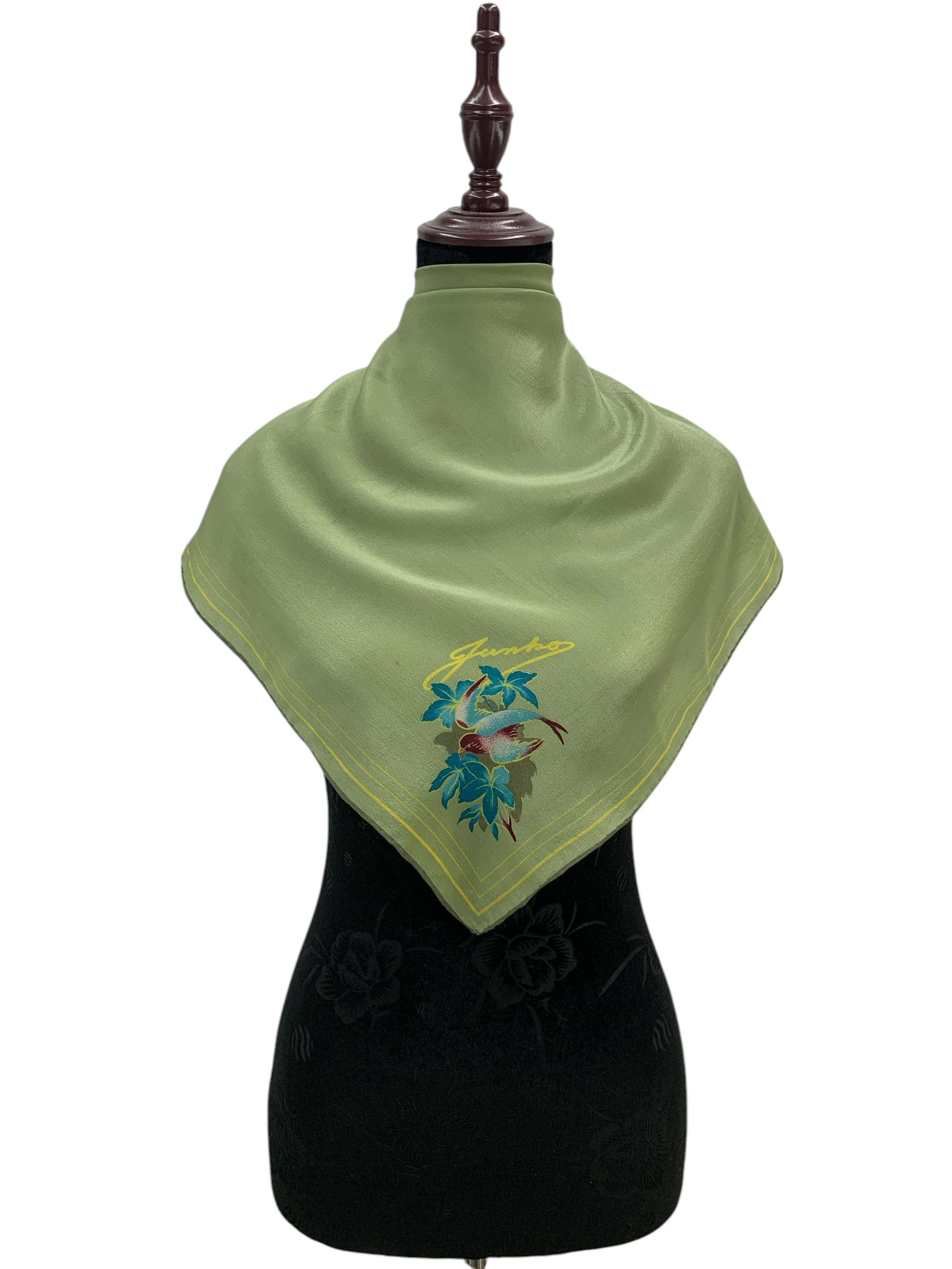 Japanese Brand × Vintage Vintage Junko Silk Scarf Neckwear - SCA2135 Size ONE SIZE - 1 Thumbnail