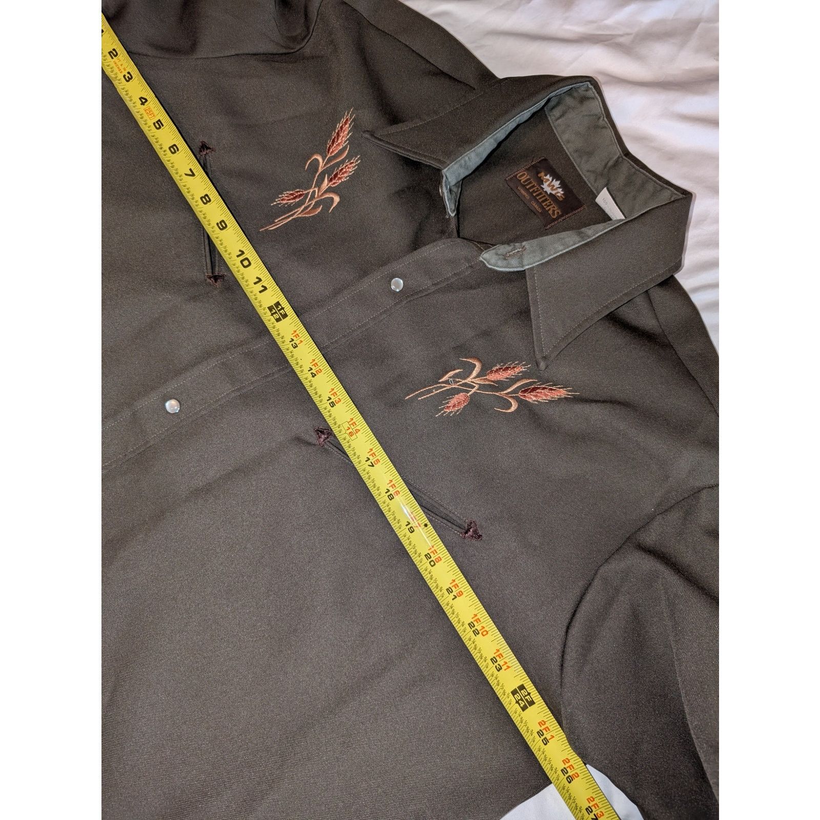 Wrangler Vintage MWG Outfitters Canada Western Pearl Snap Shirt XL Size US XL / EU 56 / 4 - 3 Thumbnail