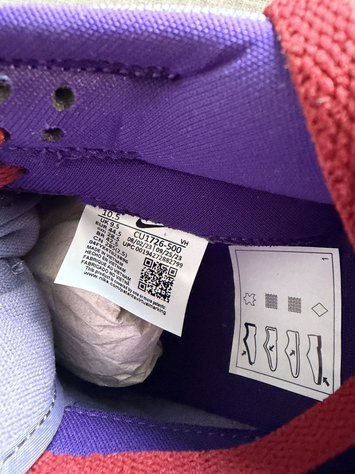 Nike Dunk Dunk SP Plum Size US 10.5 / EU 43-44 - 8 Thumbnail