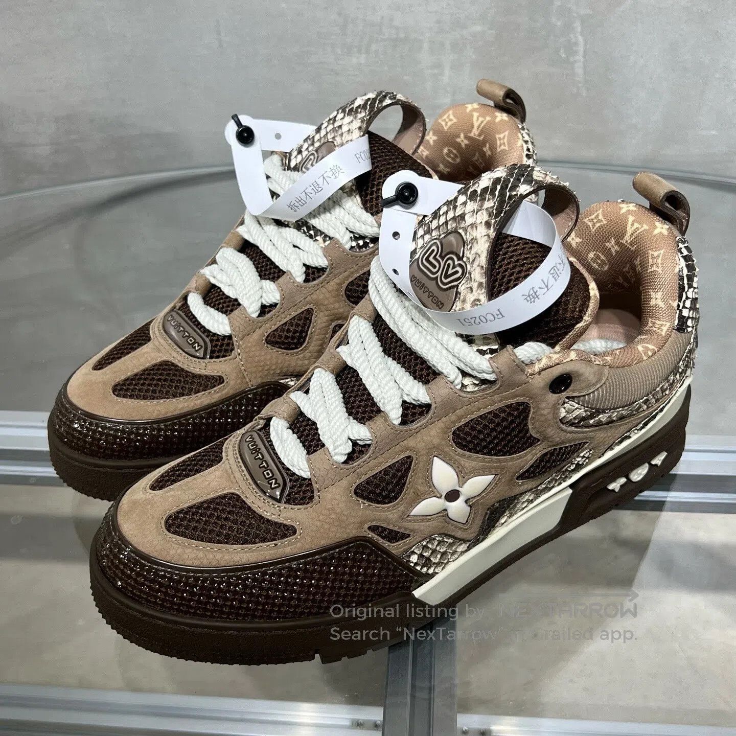 Louis Vuitton Louis Vuitton Skate Snake Pattern Board Shoes Size US 8 / EU 41 - 1 Thumbnail