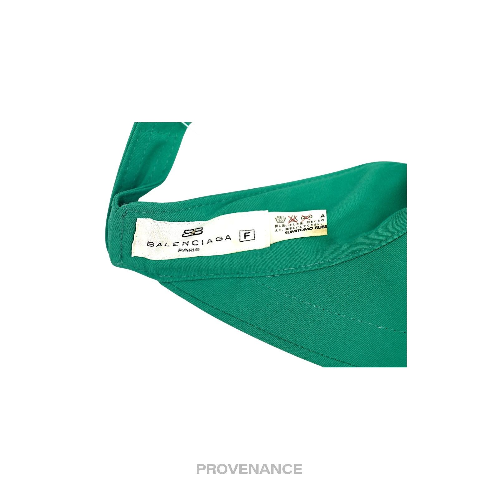 ? Balenciaga BB Logo Embroidered Visor - Green Vintage NOS display picture 2