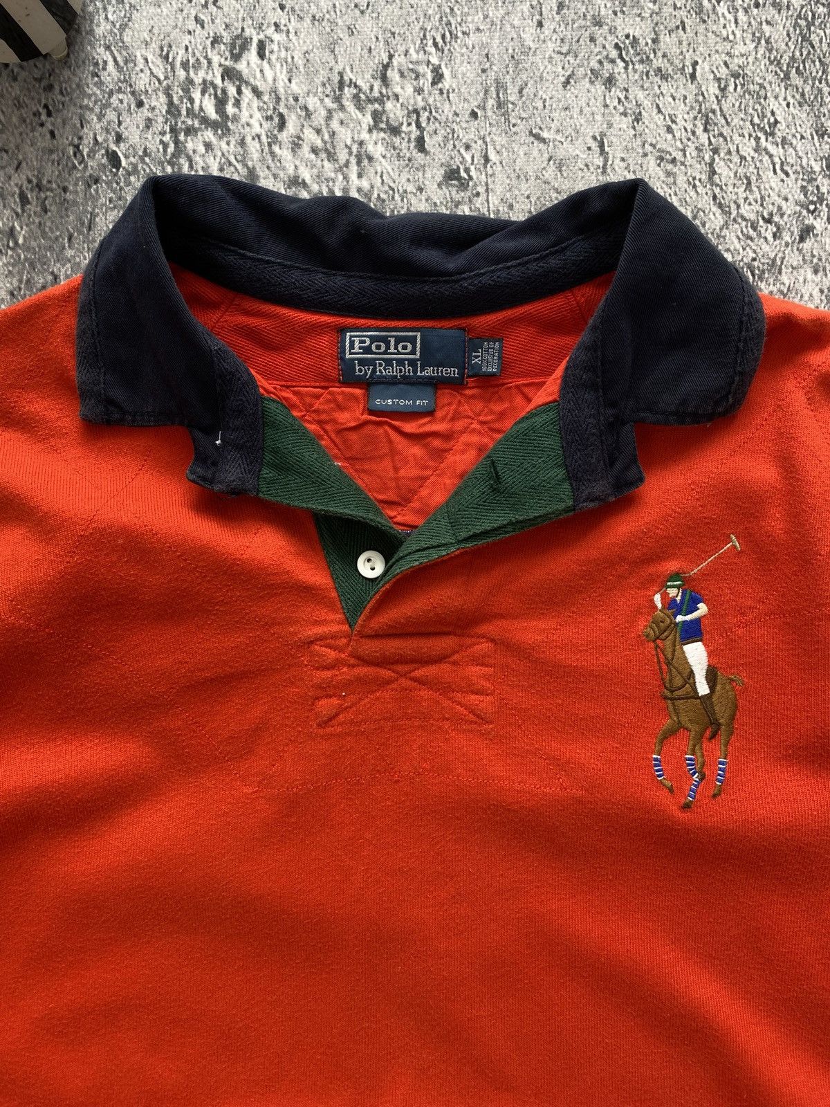 Polo Ralph Lauren × Vintage Vintage Ralph Lauren Chief Keef Longlseeve Streetwear USA 90 Size US XL / EU 56 / 4 - 4 Thumbnail